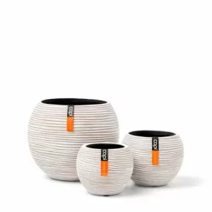 Mix doos Vaas bol Rib ivoor