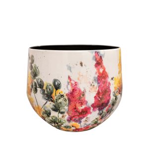 Pot Floral white